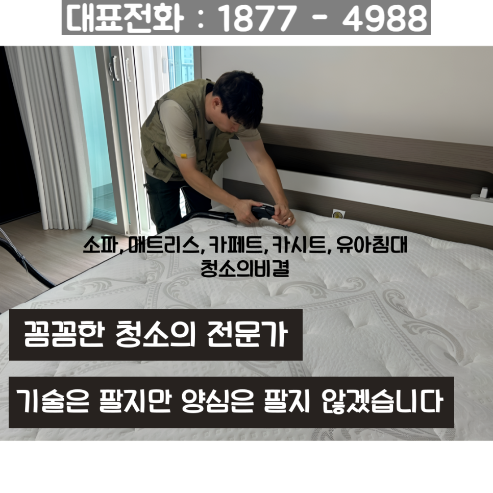 남양주소파청소매트리스청소청소의비결 이미지