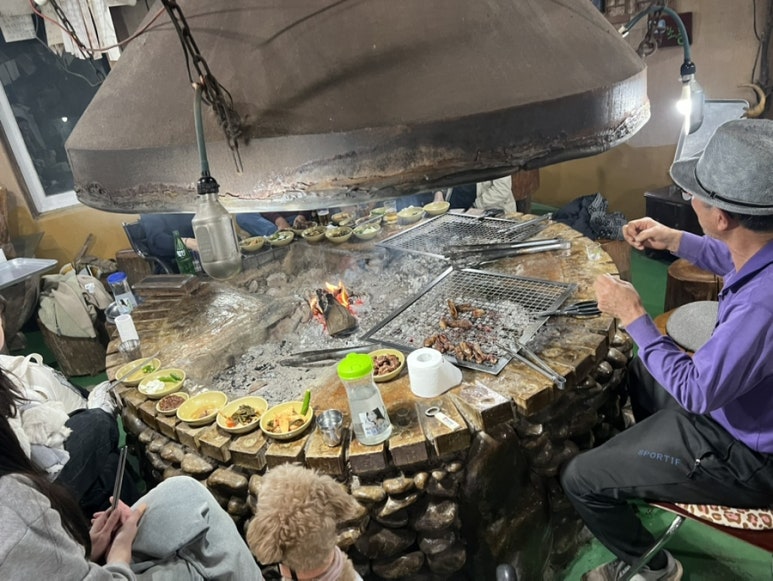 산장작구이 이미지