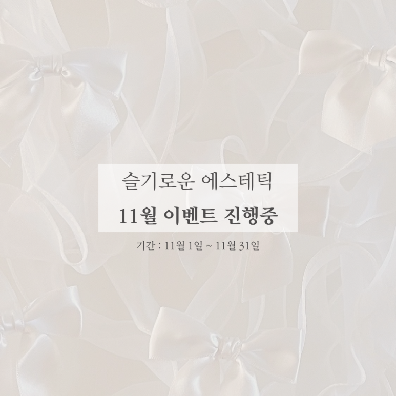 슬기로운에스테틱 이미지