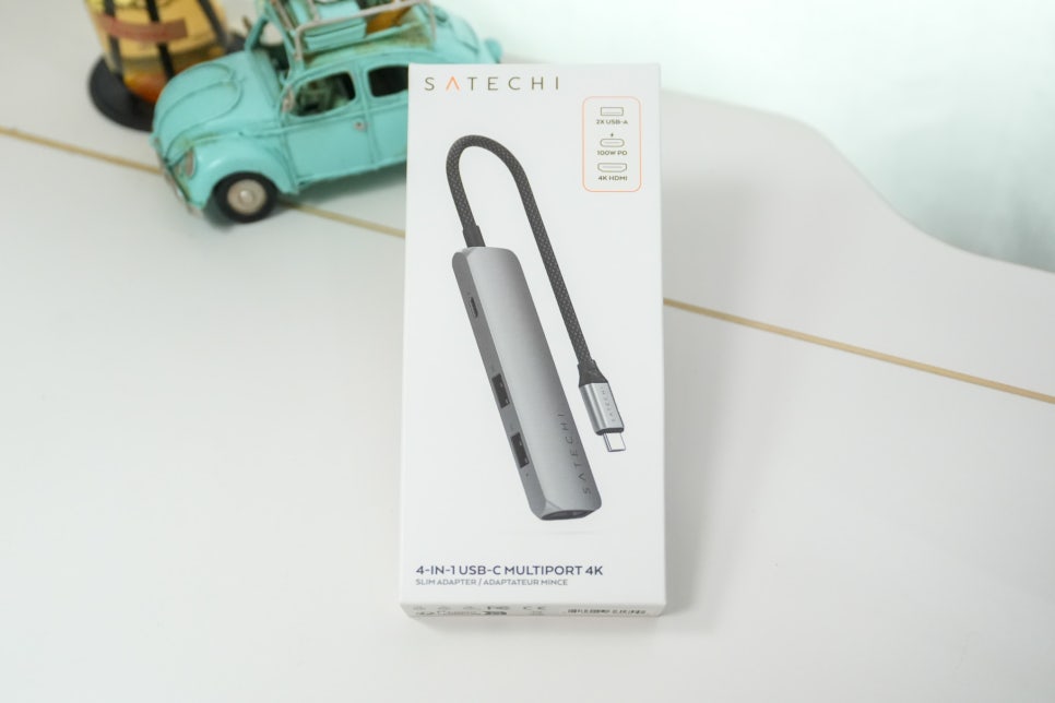 다기능 슬림 허브 사테치 USB-C 4in1 4K 알루미늄 멀티허브 사용 후기 이미지 3