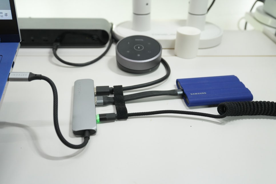 다기능 슬림 허브 사테치 USB-C 4in1 4K 알루미늄 멀티허브 사용 후기 이미지 17