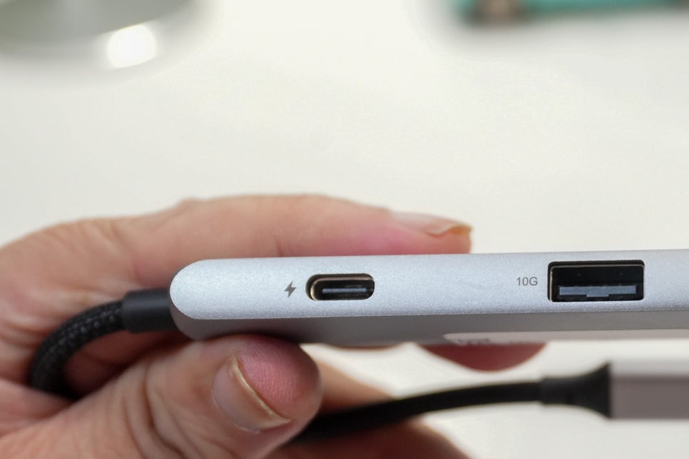 다기능 슬림 허브 사테치 USB-C 4in1 4K 알루미늄 멀티허브 사용 후기 이미지 9