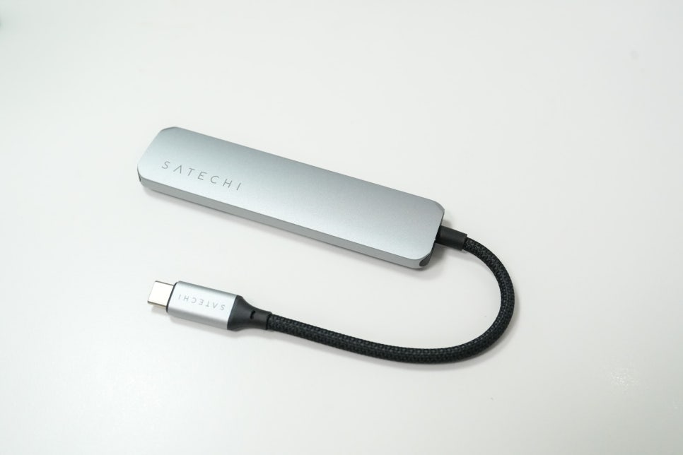 다기능 슬림 허브 사테치 USB-C 4in1 4K 알루미늄 멀티허브 사용 후기 이미지 6