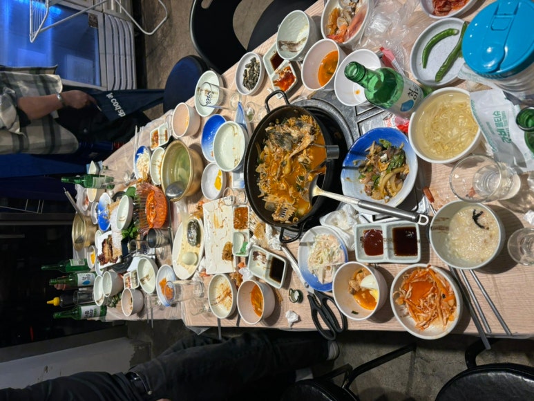산오징어바지락칼국수 이미지