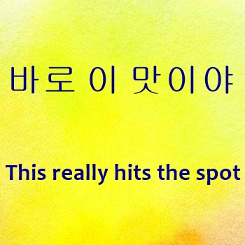 바로 이맛이야! 이미지