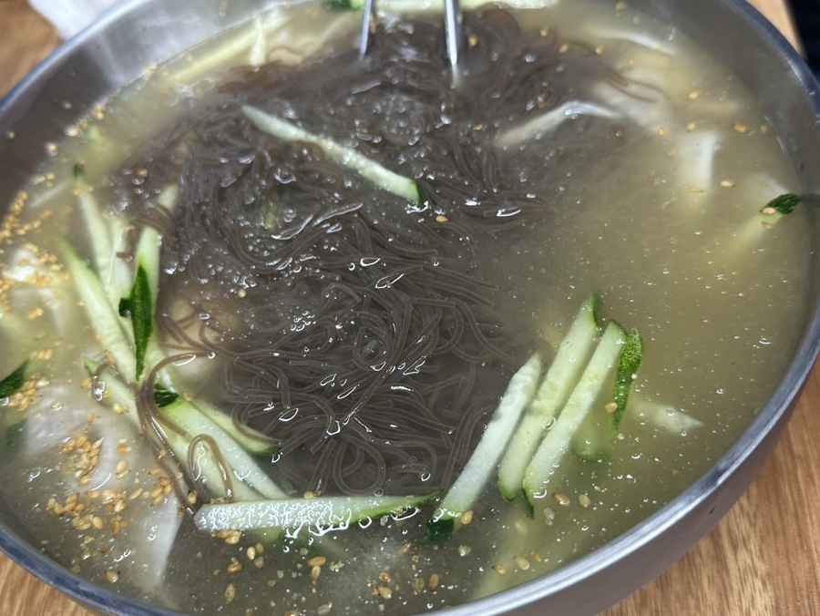 산수냉면 이미지