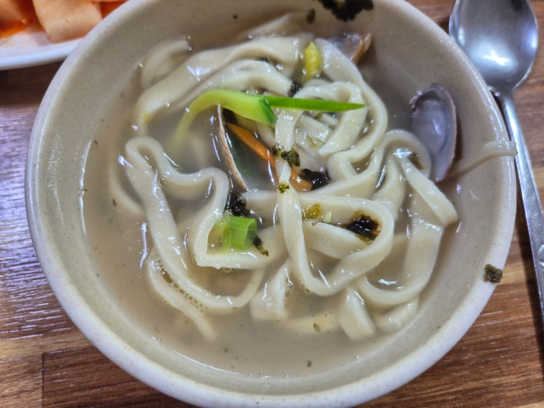 일월바지락 칼국수 이미지
