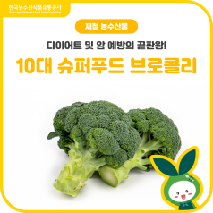 다이어트 및 암 예방의 끝판왕💪! 10대 슈퍼푸드 브로콜리🥦 바로가기