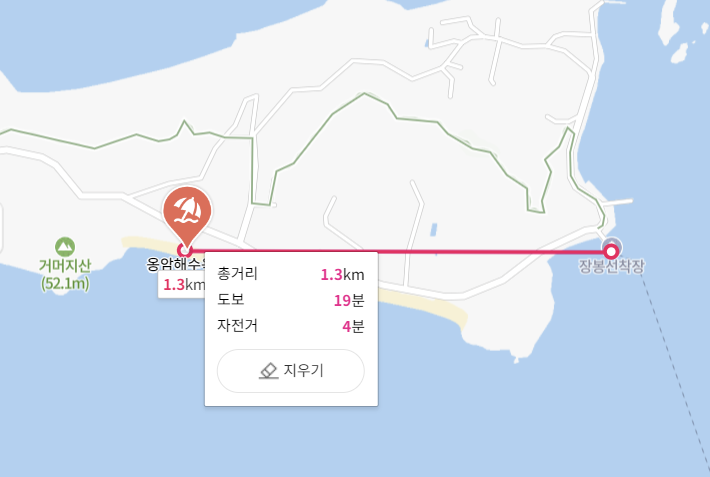옹암해수욕장 야영장 이미지