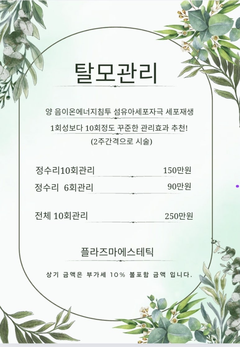 플라즈마 에스테틱 이미지