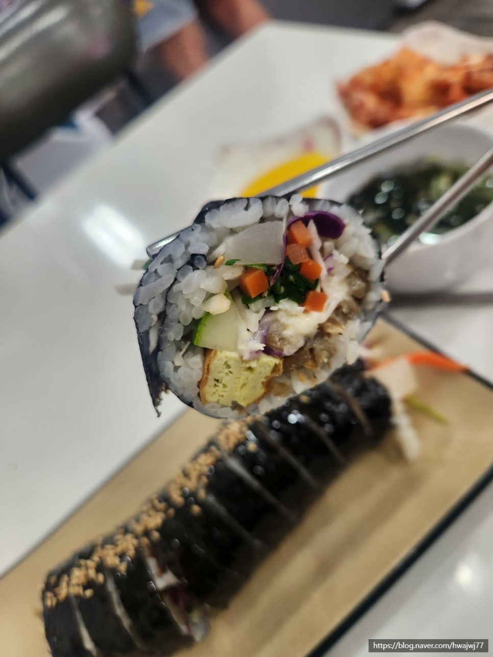 산들김밥 이미지