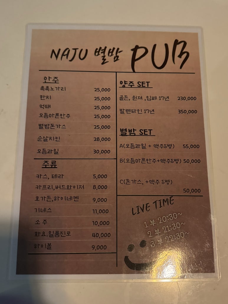 별밤7080라이브 이미지