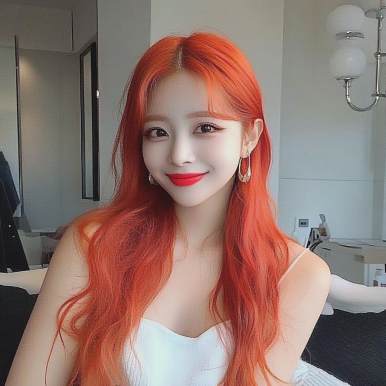 오렌지헤어 이미지