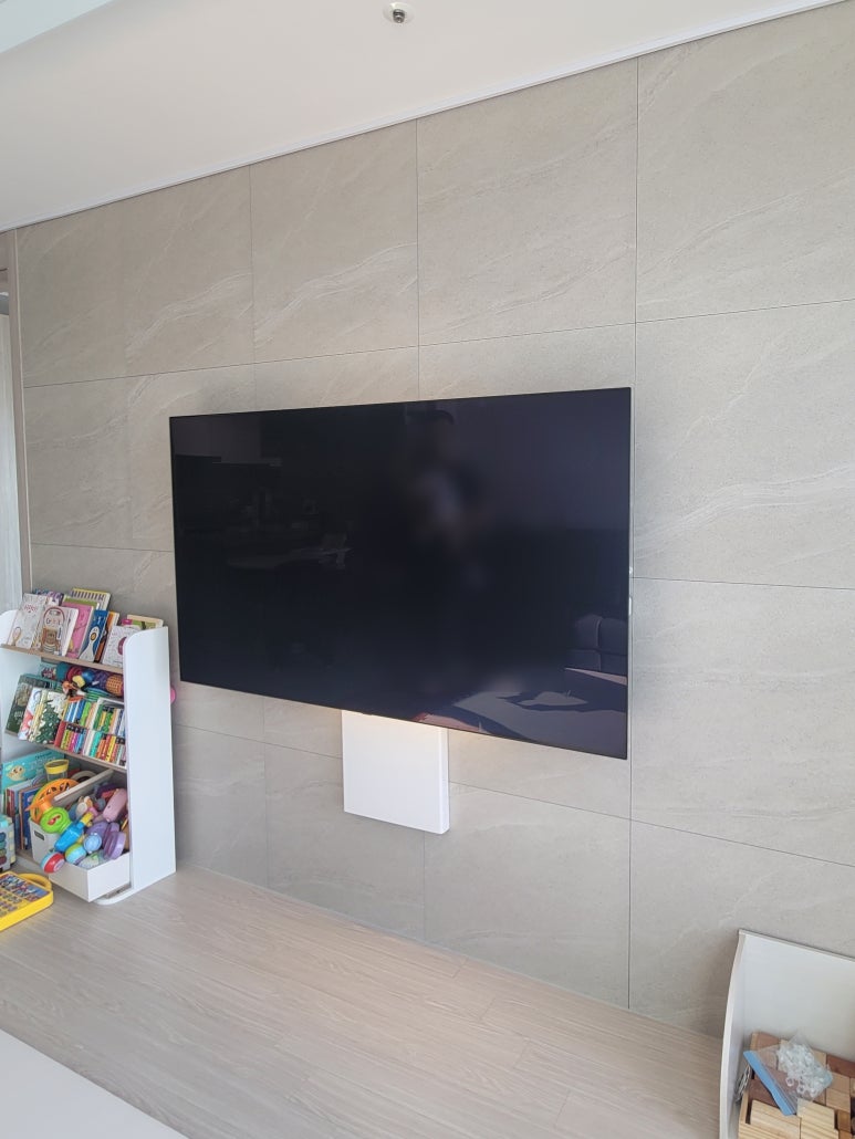 양산벽걸이티비설치강철뭉치TV 이미지