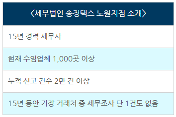 세무법인송정택스 이미지