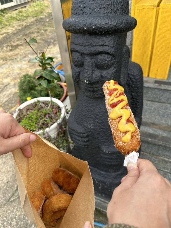 통통찹쌀꽈배기&핫도그 이미지