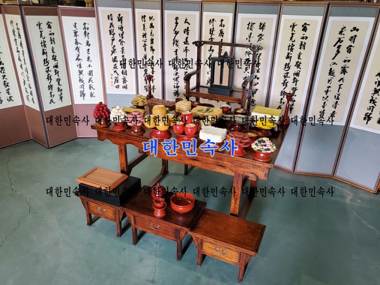 고려종가차례상 이미지