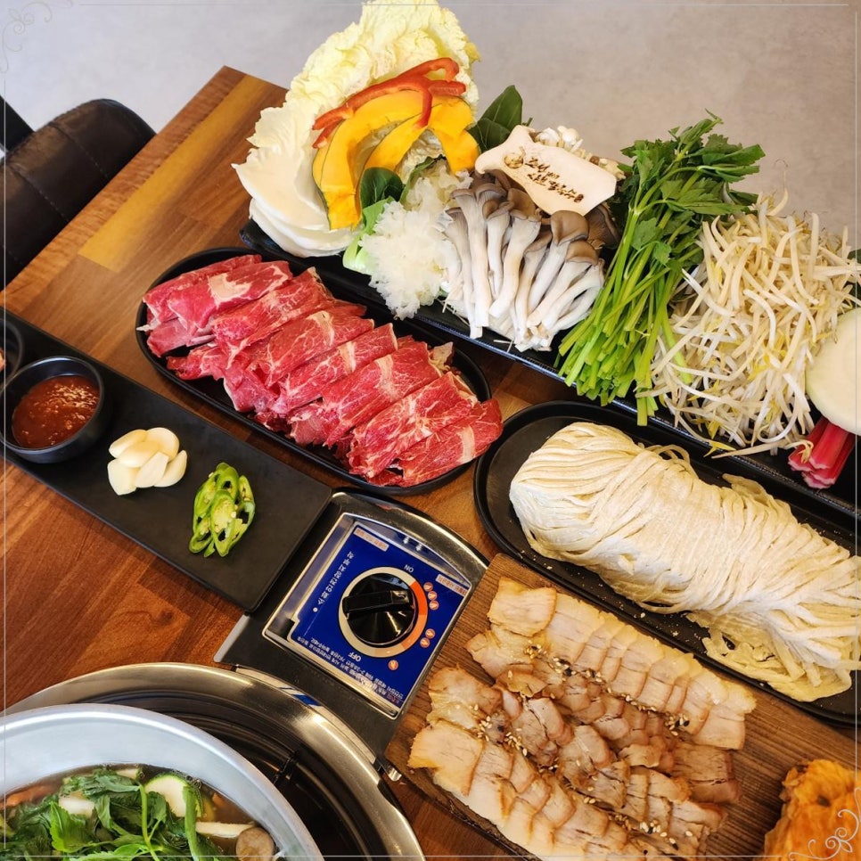 바구니칼국수 이미지