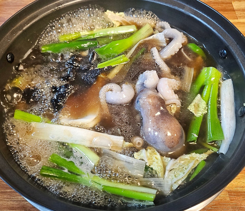 길낙지와 능이요리 이미지