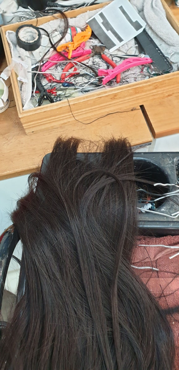 금정 붙임머리 이미지