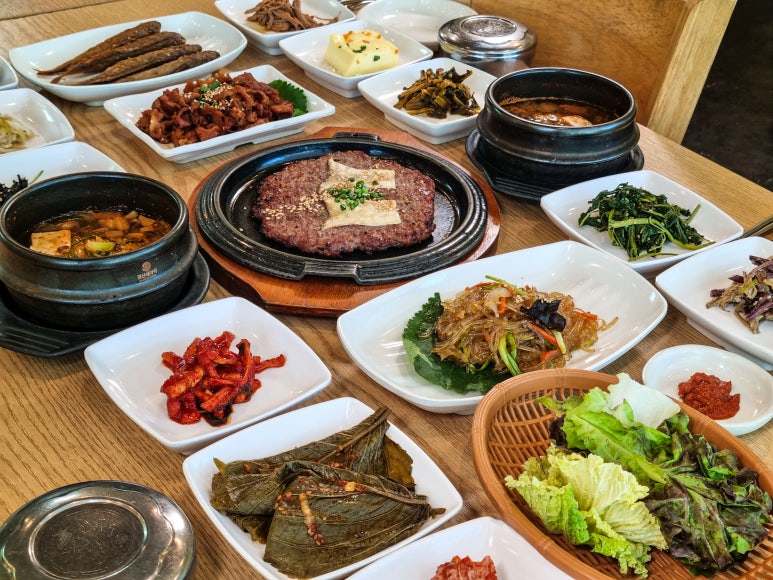 시골밥상 이미지
