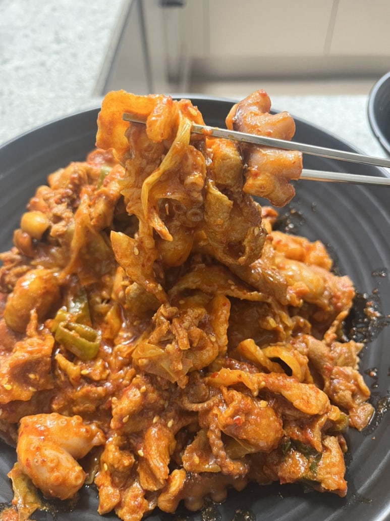 신방통통 낙지 이미지