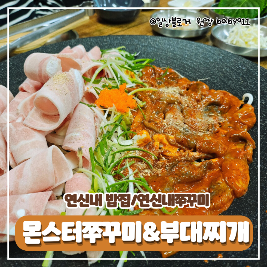 몬스터 쭈꾸미 이미지