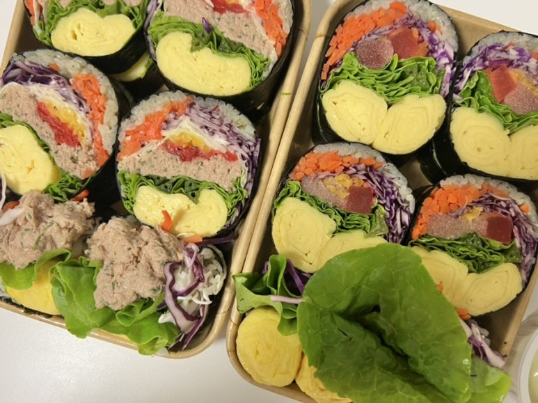 오늘의;초록김밥 이미지
