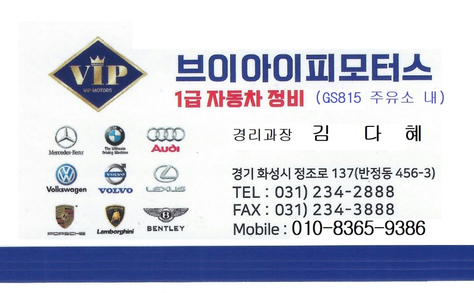 브이아이피모터스 이미지
