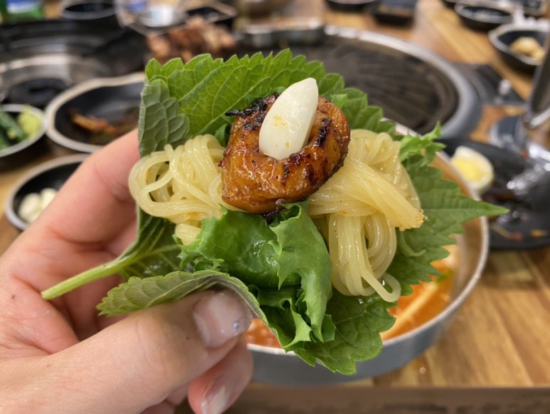 맛나춘하추동밀면 이미지