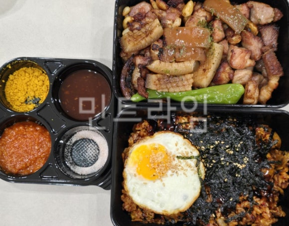 푸줏간고기도시락 이미지