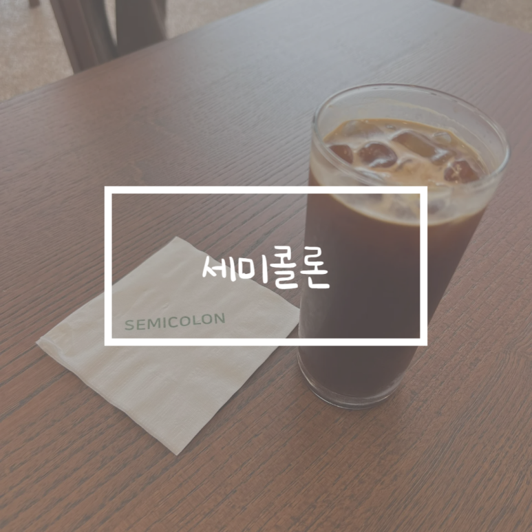세미콜론(SEMICOLON) 이미지