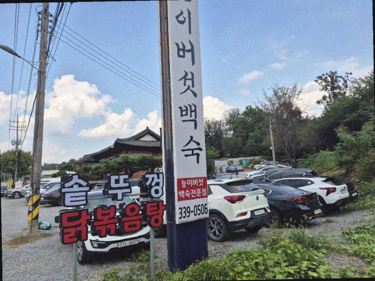 자연능이버섯백숙 이미지