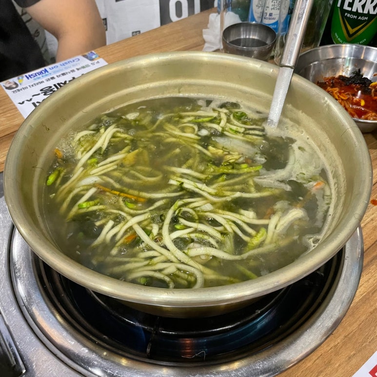 매생이칼국시 이미지