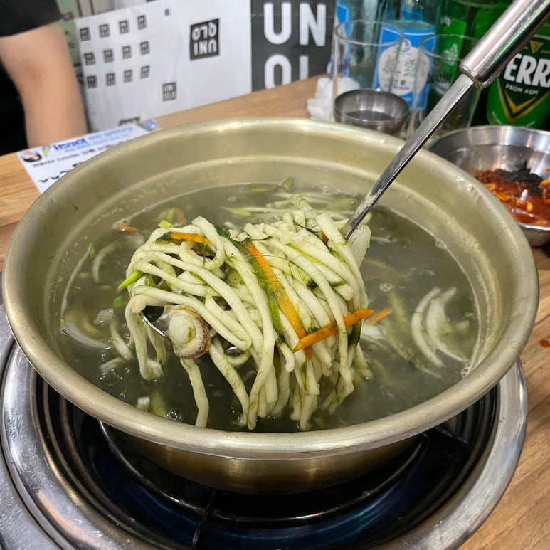 매생이칼국시 이미지