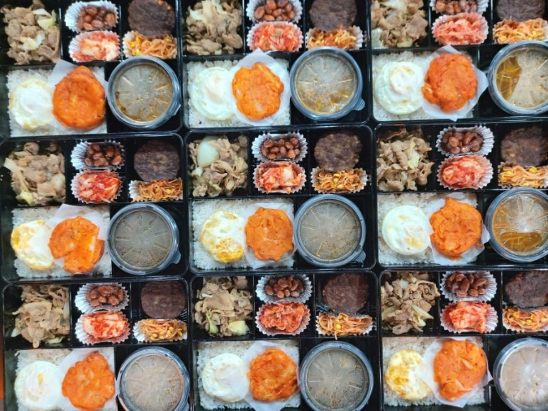 고급도시락백반 이미지