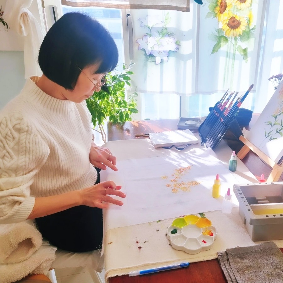 리즈리꽃그림 이미지