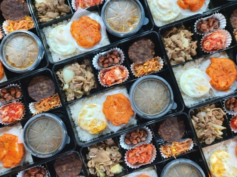 고급도시락백반 이미지