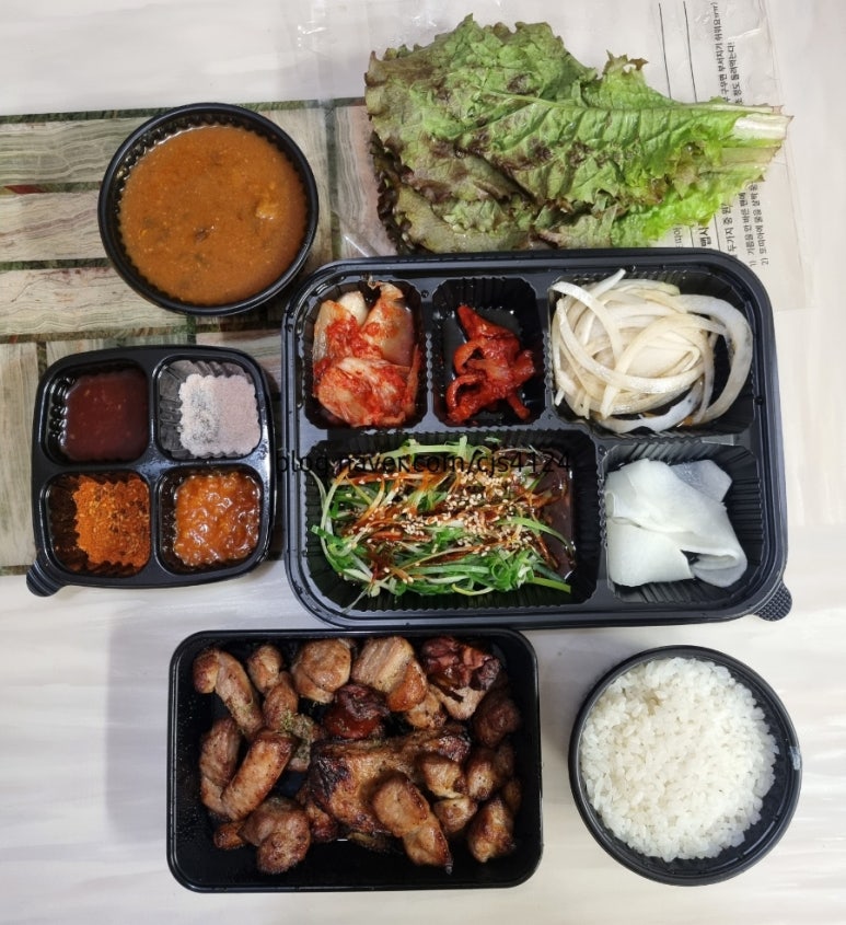 푸줏간고기도시락 이미지