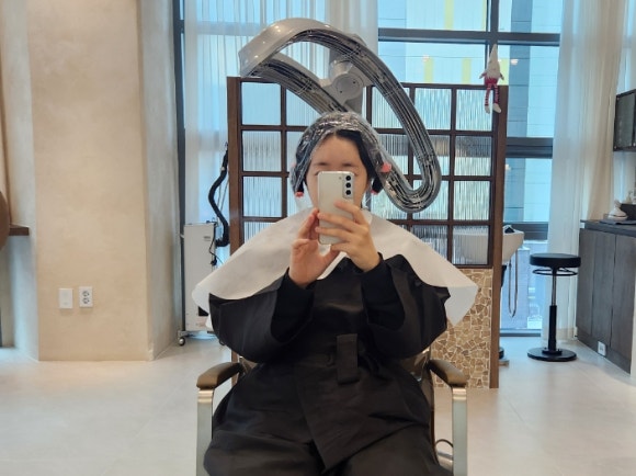 위오유 헤어 이미지