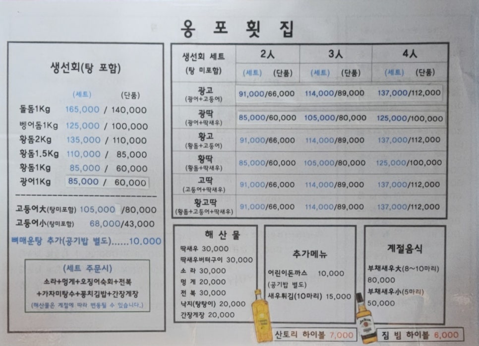 지도횟집 이미지
