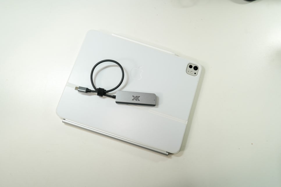 아이엑스 USB C to C 허브 5in1 리뷰  "아이패드 프로 7세대 확장을 위한 멀티허브" 이미지 16
