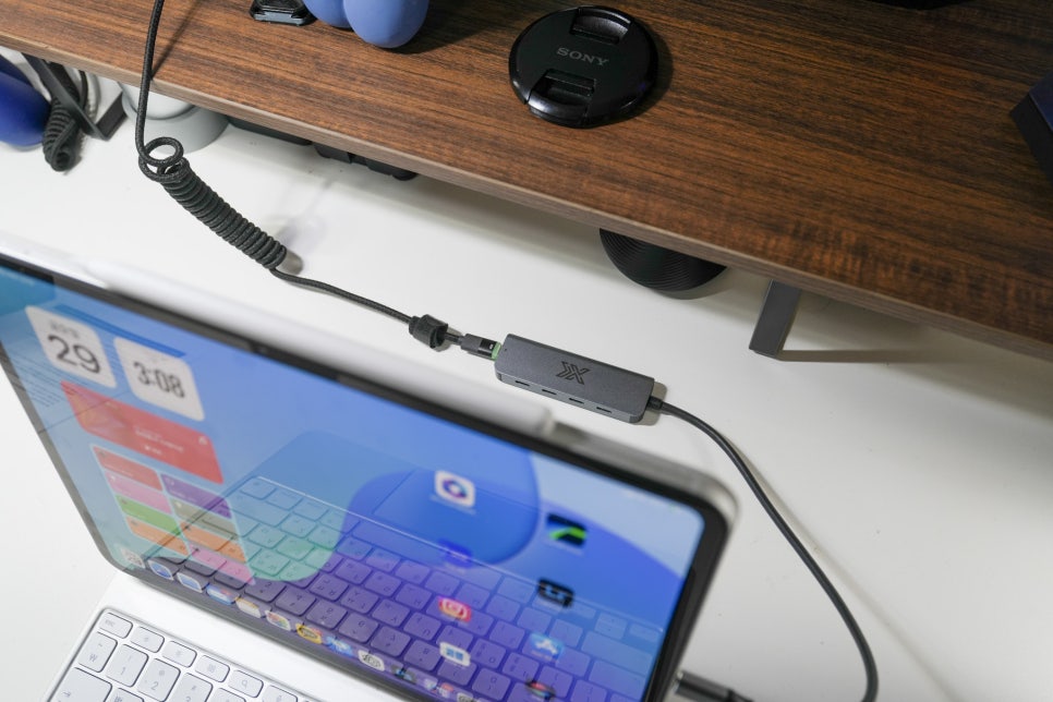 아이엑스 USB C to C 허브 5in1 리뷰  "아이패드 프로 7세대 확장을 위한 멀티허브" 이미지 8