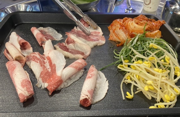 냉삼겹한잔해 이미지