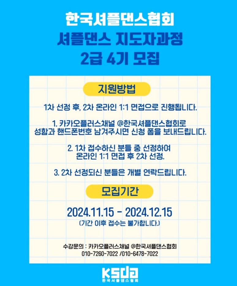 한국셔플댄스협회 이미지
