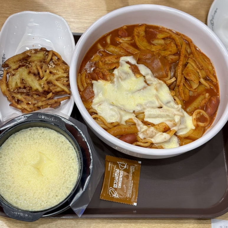 떡볶이&감자튀김 이미지