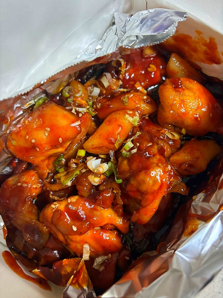 바베큐치킨 이미지