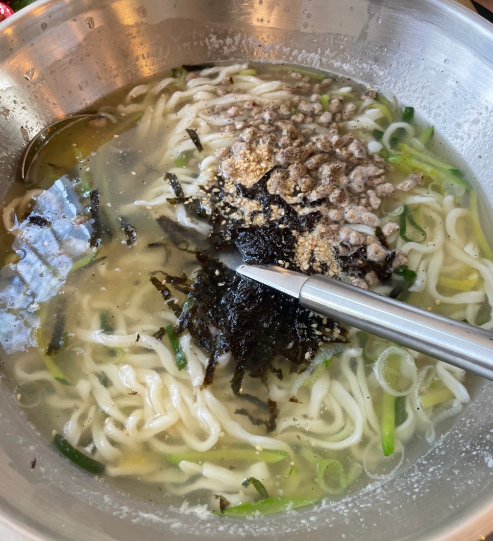 멸콩국수 이미지