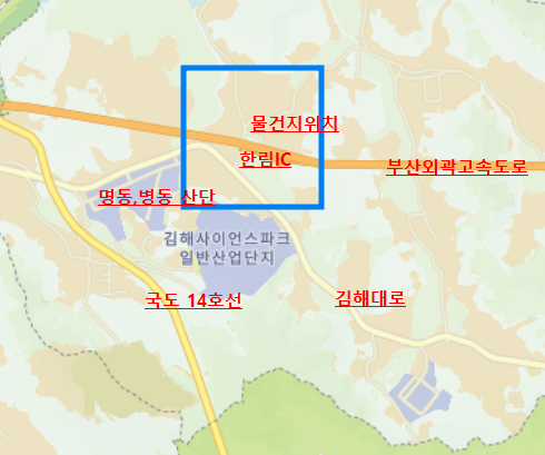 진영IC(진입로) 이미지