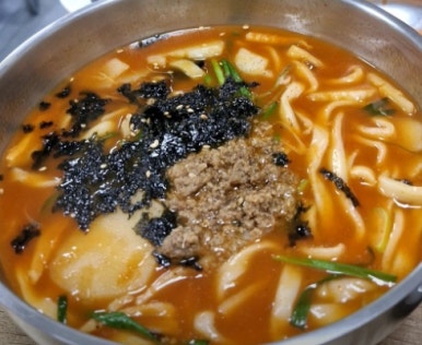 장칼국수 이미지